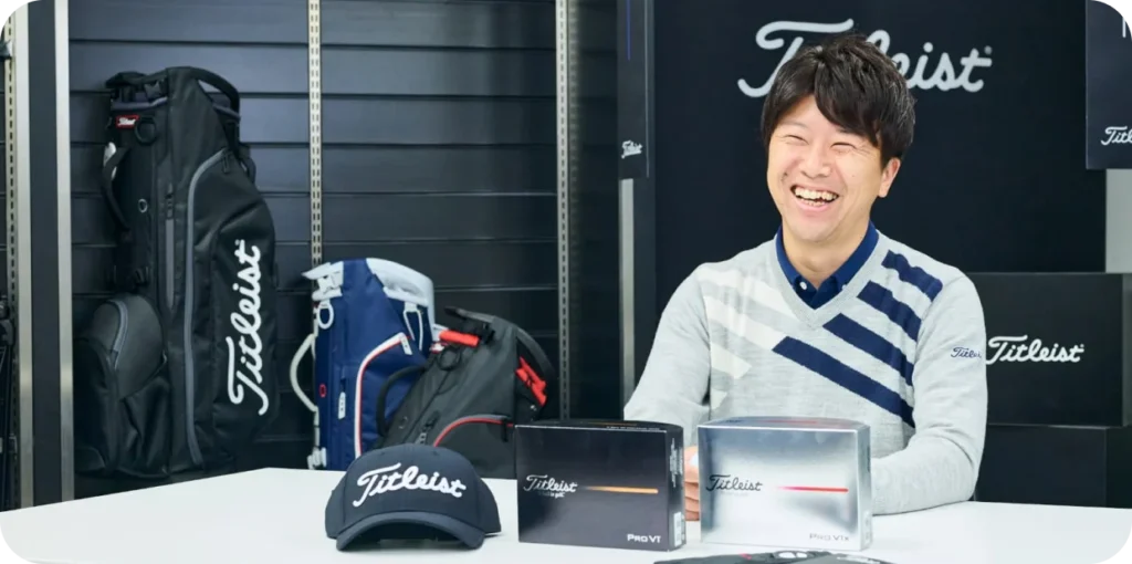 タイトリスト ゴルフボール セールス オンコースアカウント アシスタント マネージャー 茂内 龍二さん