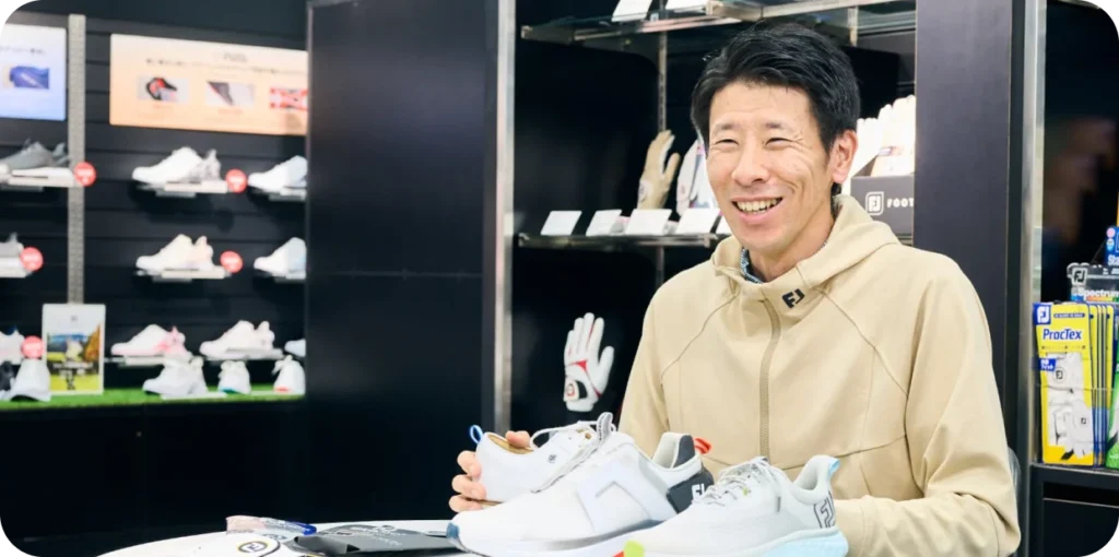 フットジョイ プロダクトマーケティング フットウェア＆グローブ マネージャー 六車 拓人さん